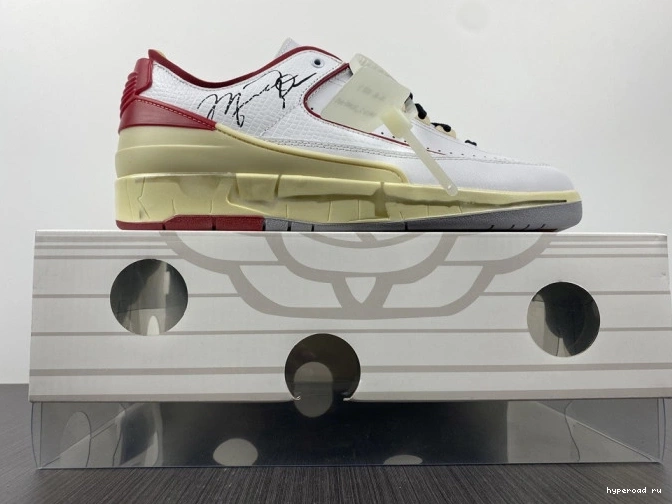 2 Off-White DJ4375-106 Red White Retro Low SP Jordan 1215